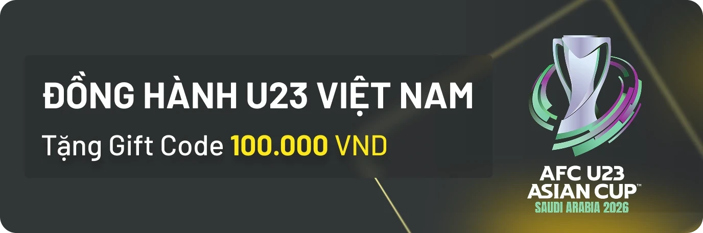 BOM88 Tặng Gift Code 100,000 VND khi U23 Việt Nam giành vé vào Bán Kết (16/01/2026)